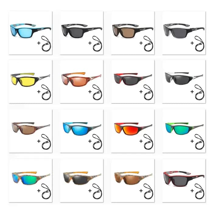 Lunettes de soleil polarisées haute définition pour hommes et femmes, lunettes de soleil pour sports