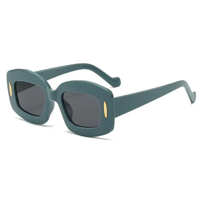 Lunettes de soleil ovales vintage à grande monture pour hommes et femmes