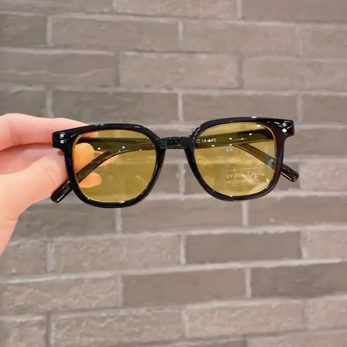 Mode enfants lunettes de soleil filles et garçons Vintage carré