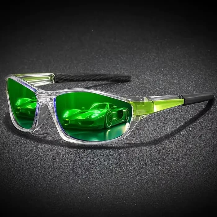 Lunettes de soleil polarisées de mode sportive pour le cyclisme – Cadre PC durable et lentille TAC