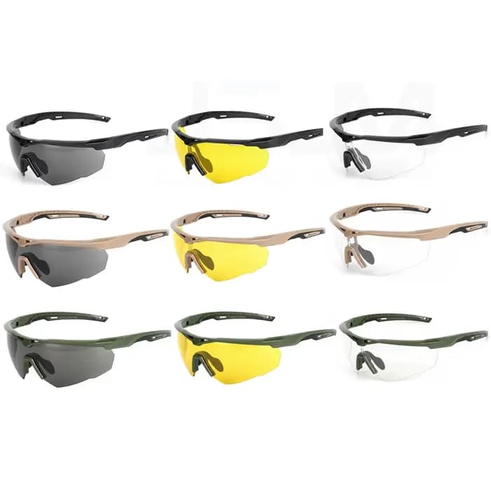 Nouvelles lunettes de tir tactiques professionnelles Sports de plein air coupe-vent anti-poussière sécurité militaire