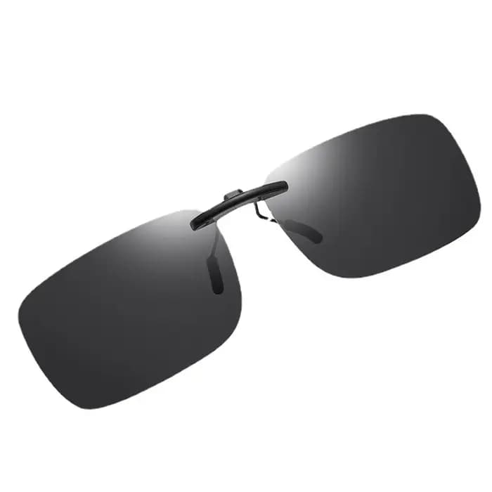 Shone-Lunettes de soleil polarisées sans monture à clipser pour hommes et femmes