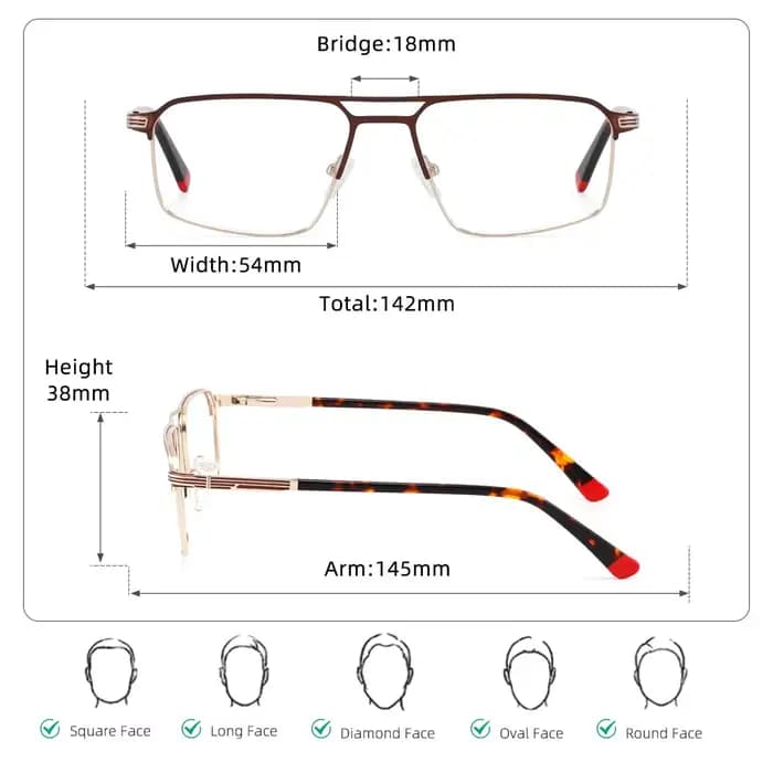 YINSQER Lunettes de lecture photochromiques pour hommes
