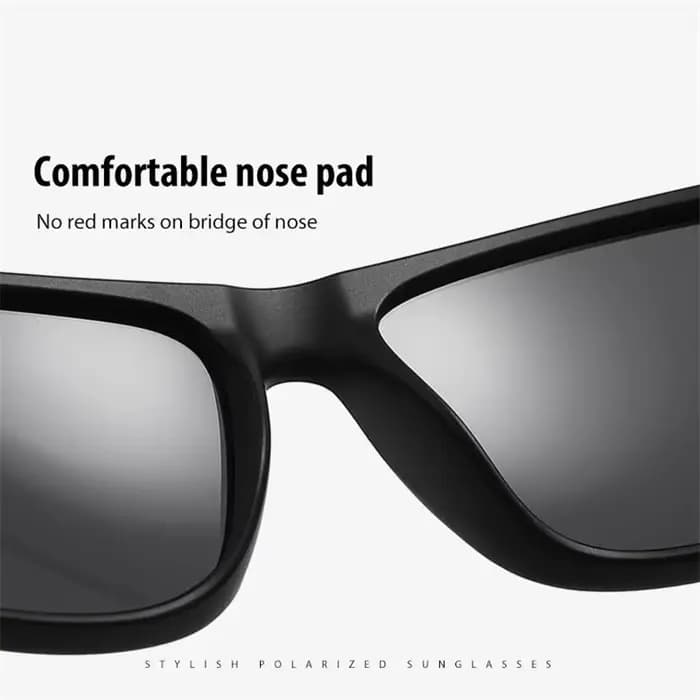 Lunettes de soleil carrées de sport avec dioptries pour hommes