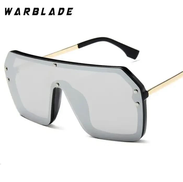 WarBLade – lunettes de soleil carrées surdimensionnées pour hommes et femmes