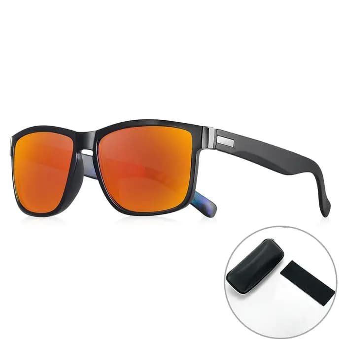 AOFLY Vintage mode lunettes de soleil pour hommes rétro carré Anti-éblouissement miroir conduite