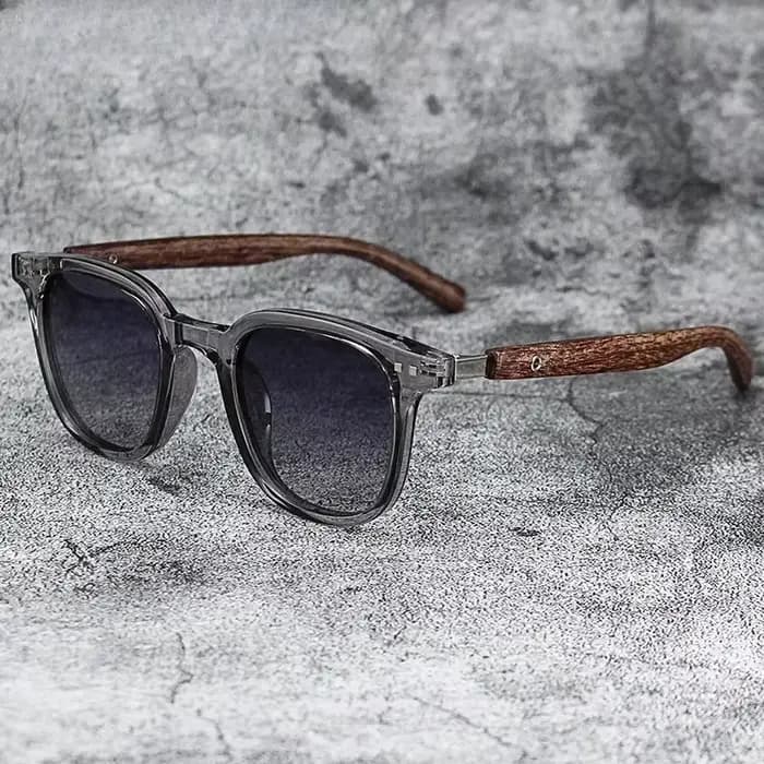 Lunettes de soleil rétro en bois pour hommes et femmes, lunettes de soleil polarisées Mars, lunettes