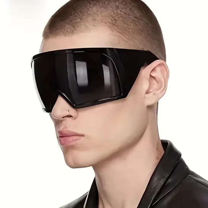 Lunettes de soleil surdimensionnées pour hommes