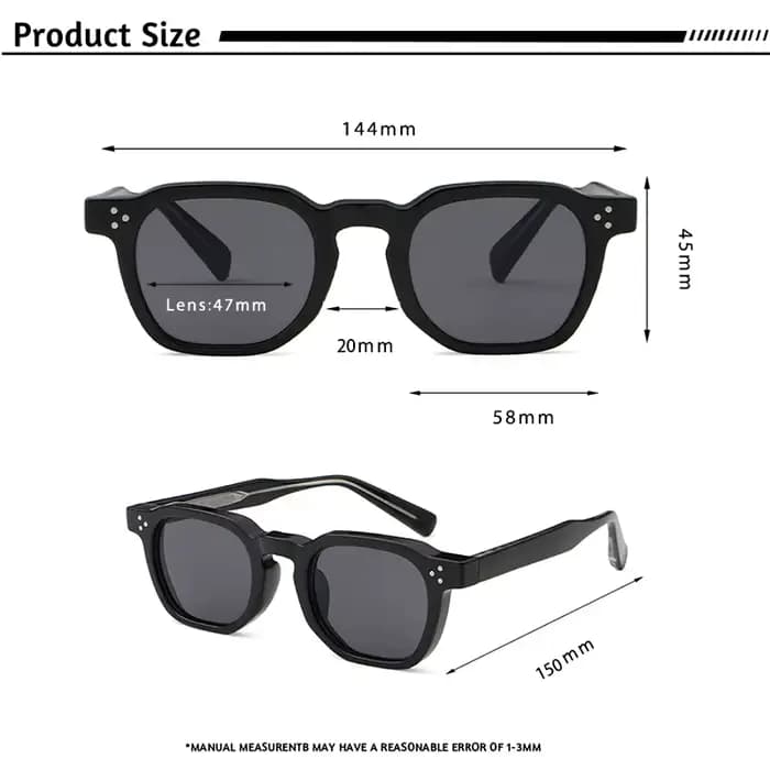 Lunettes de soleil tendance CATERSIDE pour hommes