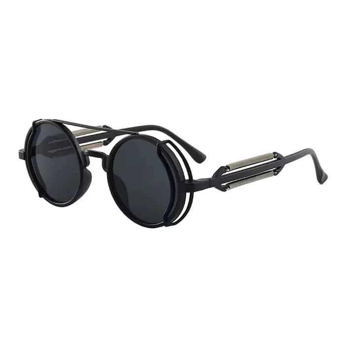 Lunettes de soleil gothiques classiques Steampunk, marque de luxe de styliste, haute qualité pour ho