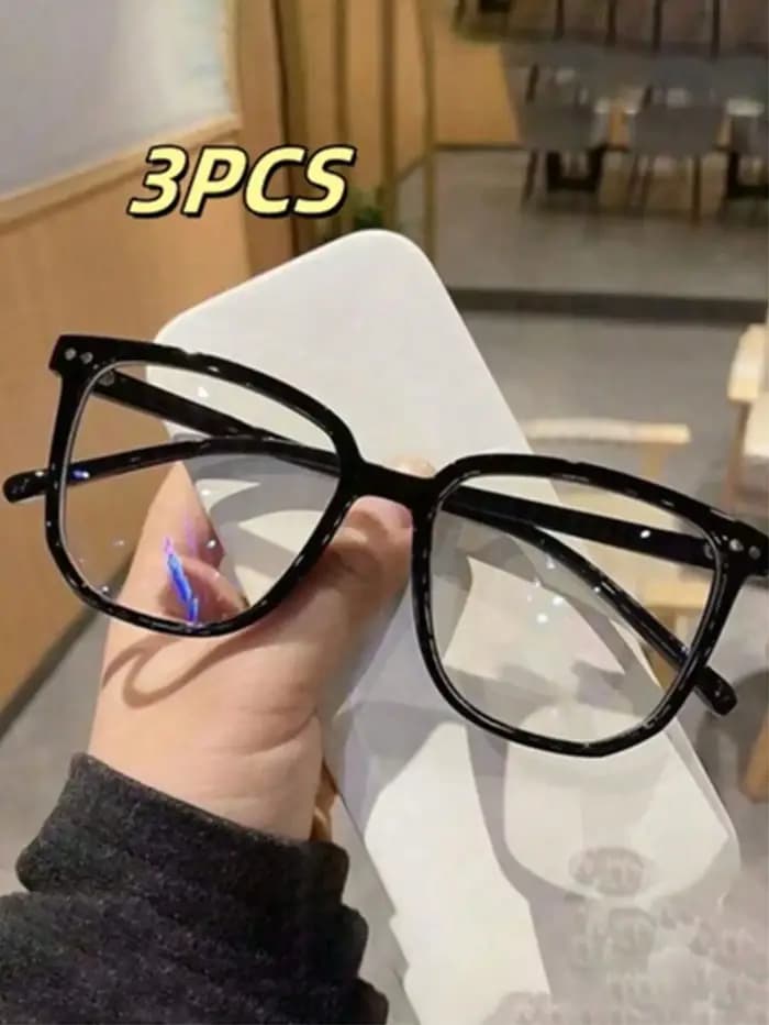 3 paires de lunettes de mode universelles