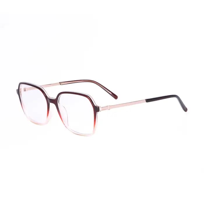 Lunettes optiques rétro à la mode pour femmes avec des styles tendance et sexy. Temples métalliques design et cadres en acétate de haute qualité.