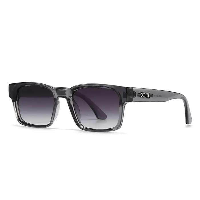 SHAUNA mode femmes lunettes de soleil carrées dégradé nuances UV400 rétro Rivets hommes tendance vert foncé lunettes de soleil
