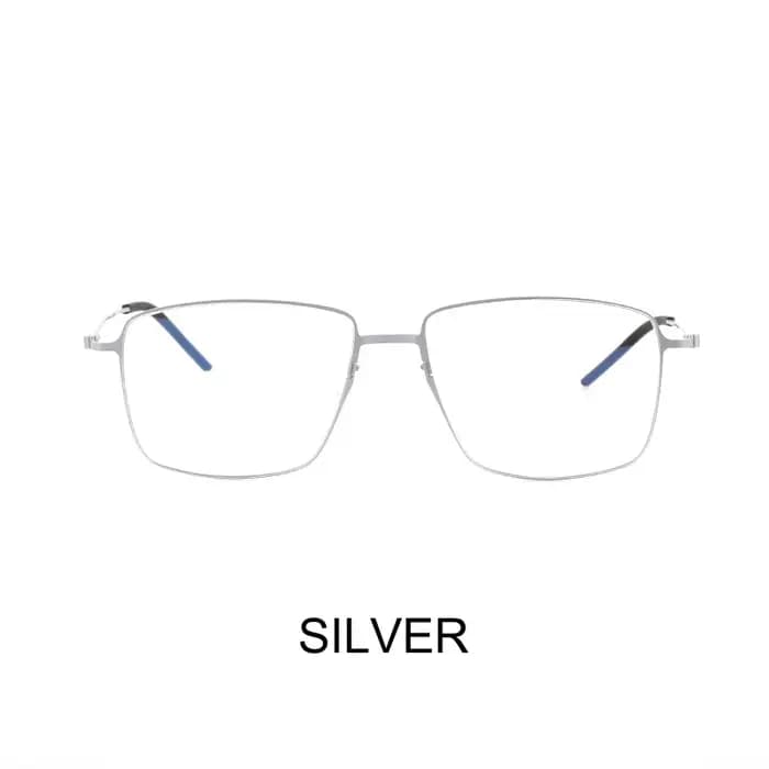 Lunettes de luxe en titane pur à bords fins, montures sans vis, ultra-légères, pour hommes d'affaires, décontractées