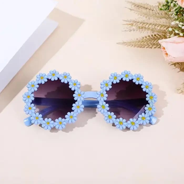Lunettes de soleil marguerite mignonnes pour enfants