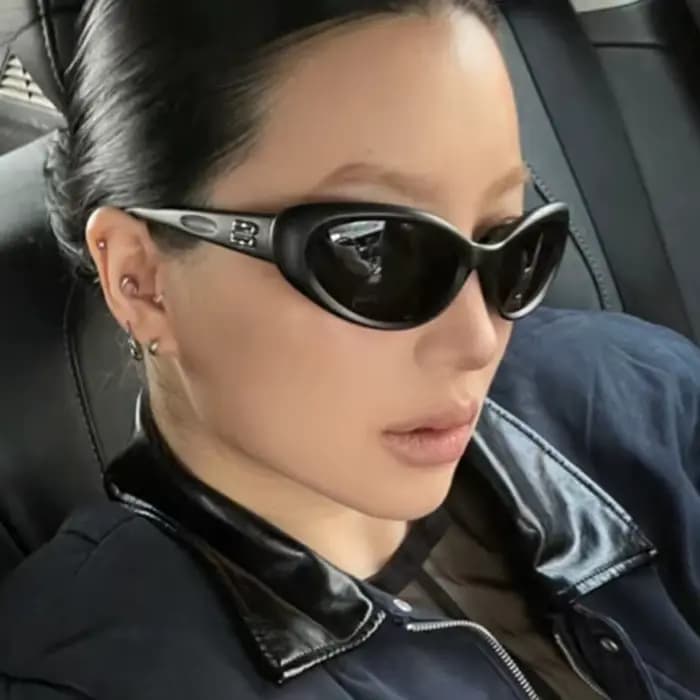 Lunettes de soleil punk Y2K pour hommes et femmes