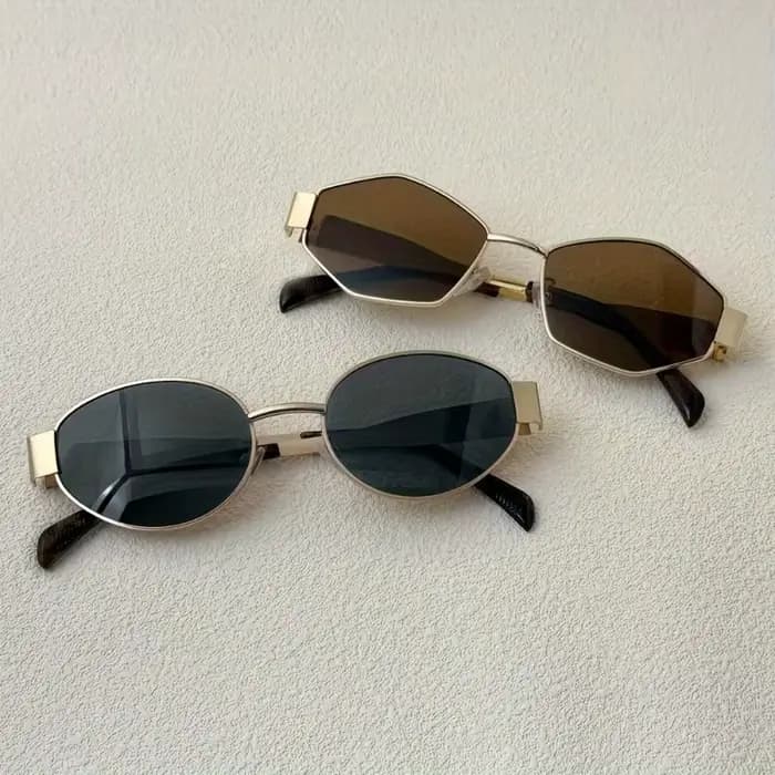 2 paires de lunettes d'été à la mode pour femmes