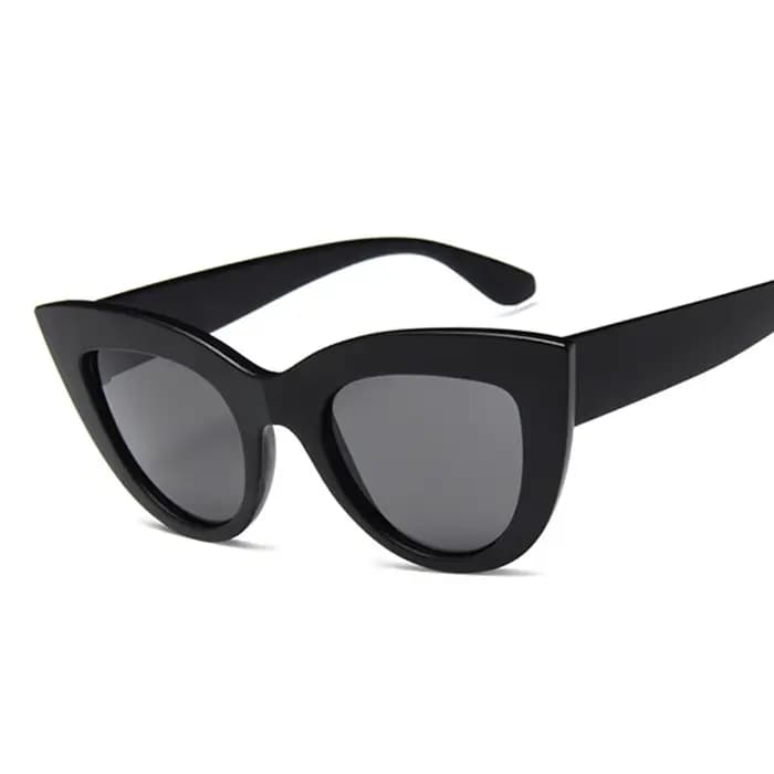 Nouveau rétro mode lunettes de soleil femme marque concepteur Vintage oeil de chat noir