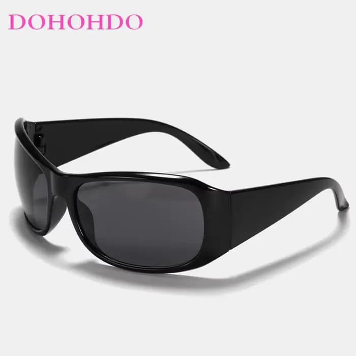 Nouvelles tendances femmes hommes 2000 lunettes de soleil Y2k Punk Sport lunettes de soleil dégradé