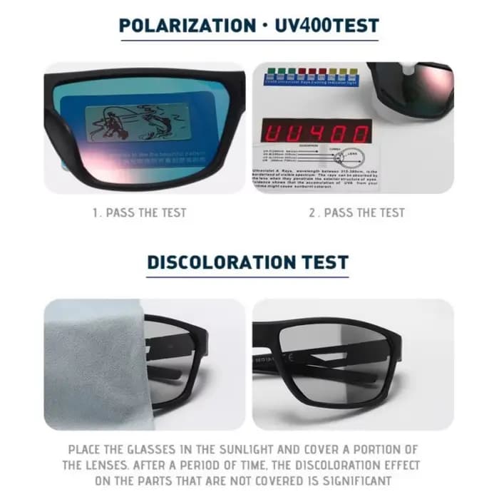 Les lunettes polarisées haute définition Okuma sont résistantes aux UV et conviennent aux sports de plein air et aux loisirs.