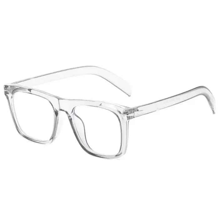 Lunettes carrées pour hommes, multifocales progressives, dioptrie standard pour hypermétropie, sans