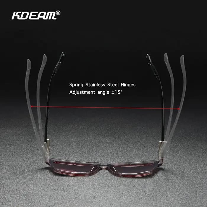 KDEAM – lunettes de soleil polarisées carrées assorties pour hommes et femmes, monture en matériau T