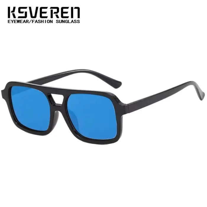 Lunettes de soleil carrées à Double pont pour myopie