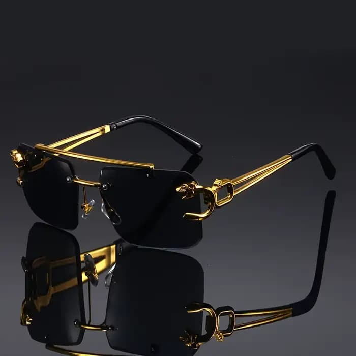 Lunettes anti-absorbe ouissement noires sans cadre pour hommes et femmes, lunettes de voyage en plei