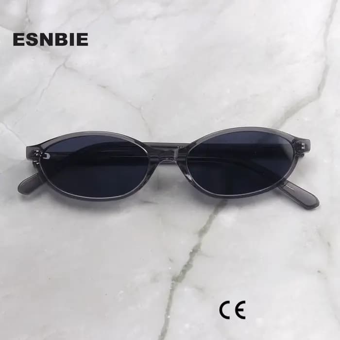 Petites lunettes de soleil ovales en acétate pour femmes, tenue des années 90, Vintage, polarisées,