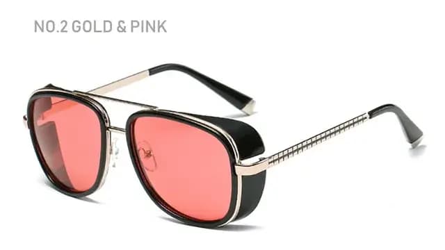 2019 Iron Man 3 Tony Stark lunettes De soleil homme Vintage Steampunk Oculos De Sol