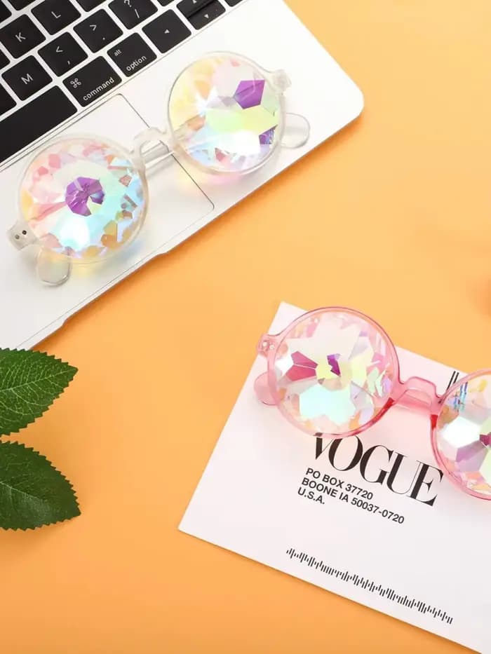 Lunettes de kaleidoscope pour festivals