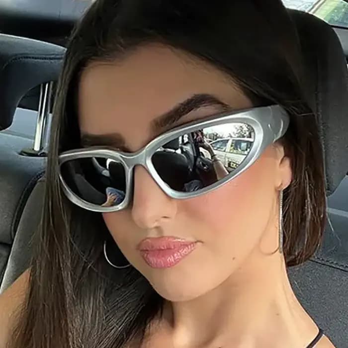 Nouveau Y2K sport Punk lunettes de soleil femmes marque concepteur carré
