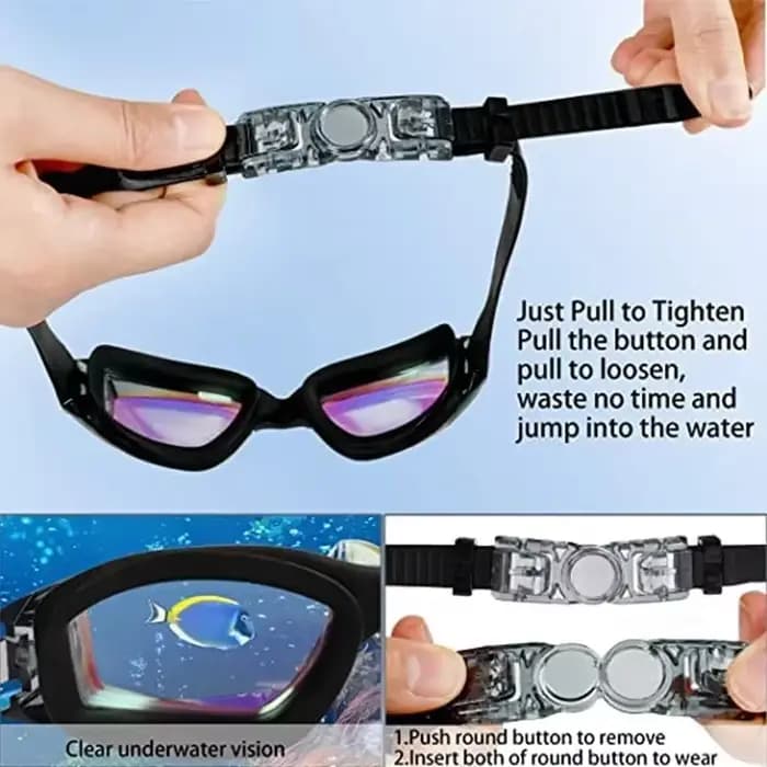 Lunettes de natation professionnelles imperméables