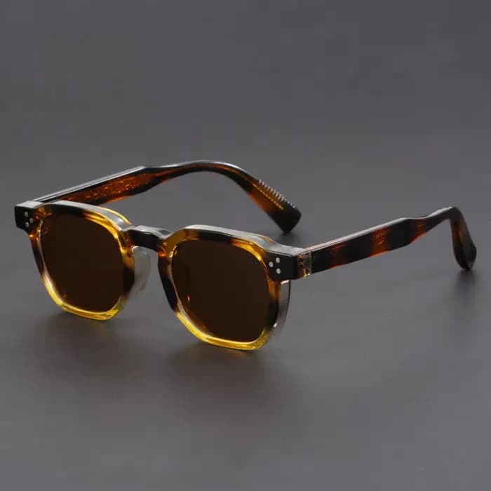 Lunettes de soleil polarisées rétro Boho pour hommes