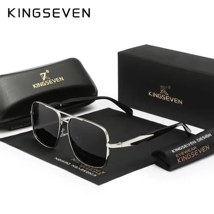KINGSEVEN Lunettes de soleil polarisées pour hommes et femmes