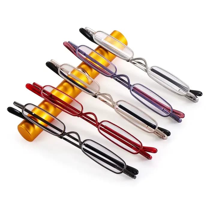 Lunettes de lecture unisexes avec clip portable