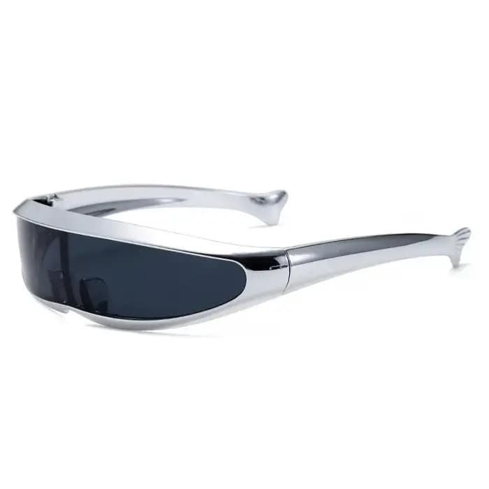 Lunettes de soleil futuristes plaquées personnalisées