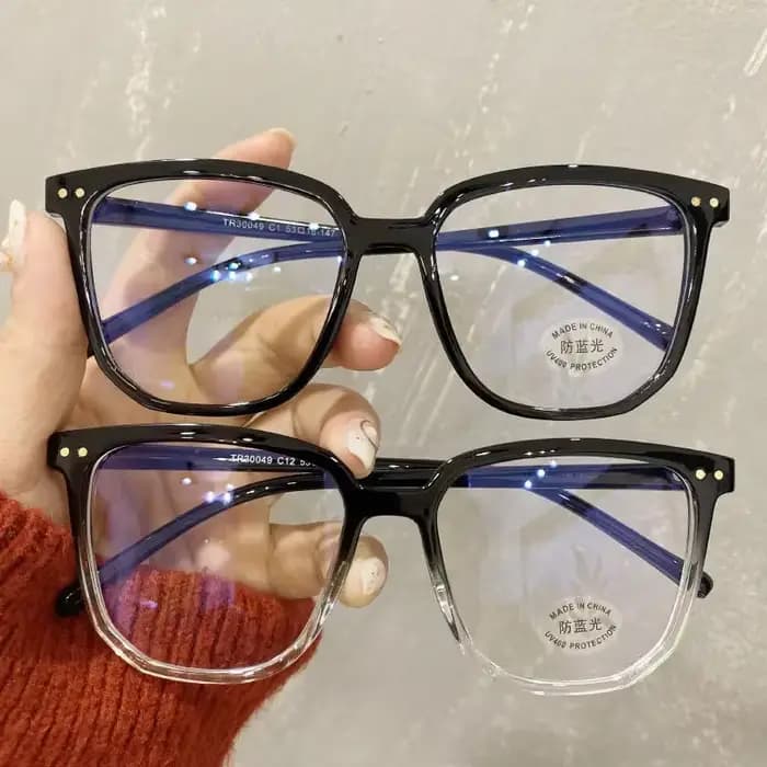 Lunettes carrées anti-lumière bleue pour hommes et femmes