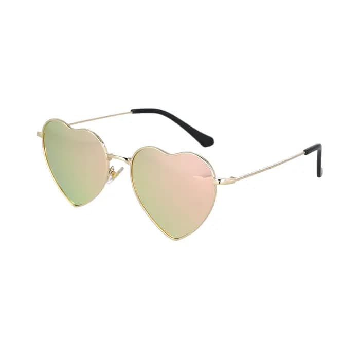Lunettes de soleil polarisées en forme de cœur pour femmes