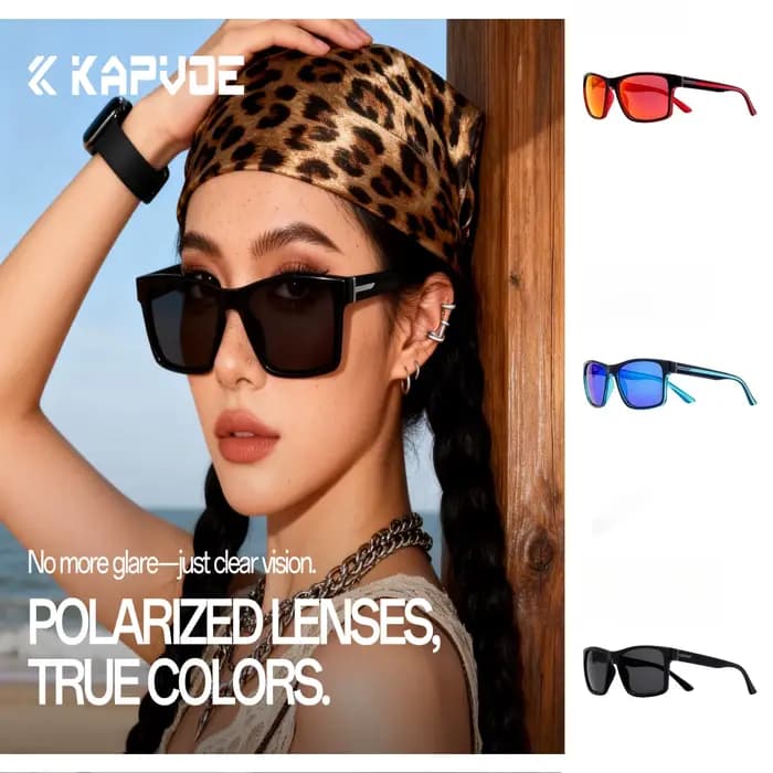 Lunettes de soleil polarisées Kapvoe pour la randonnée