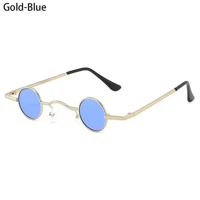 Petites lunettes de soleil rondes Rock Punk pour femmes et hommes