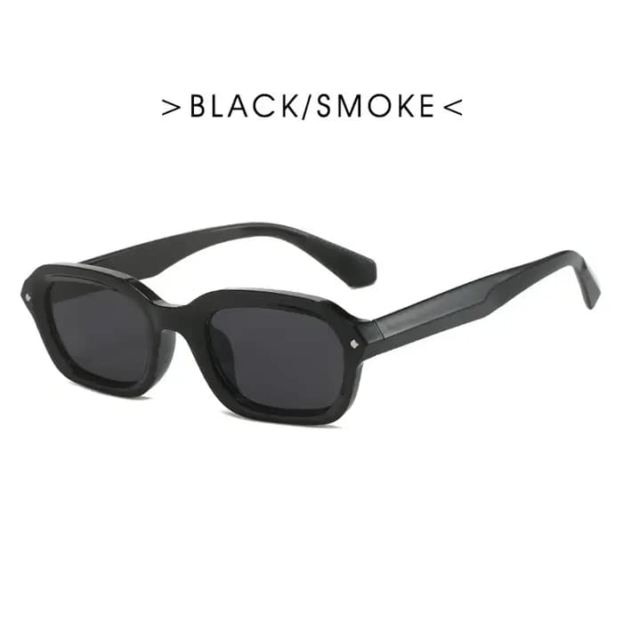 Vintage Rectangle lunettes De soleil femme mode rétro