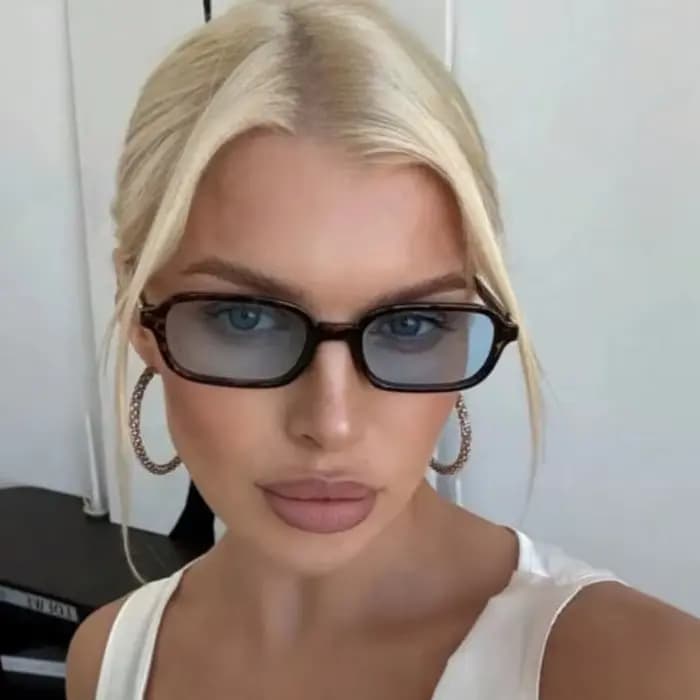 Lunettes de soleil rectangulaires petites pour femmes