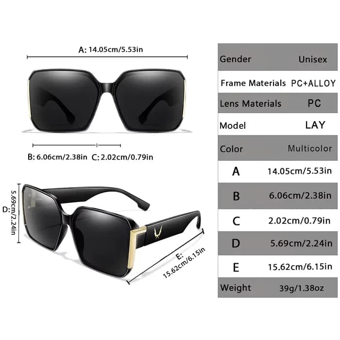 Lunettes de soleil de vacances de luxe pour femmes et hommes