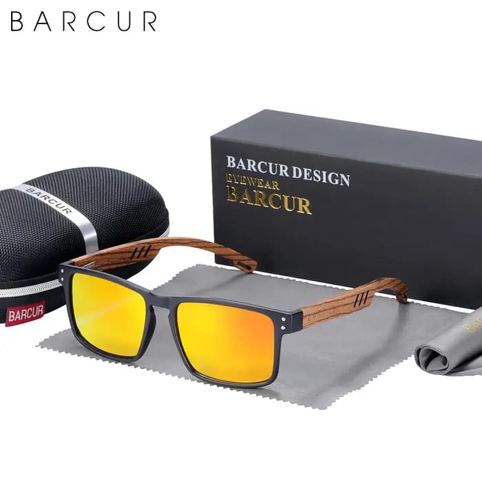 BARCUR Design – lunettes de soleil en bois pour hommes et femmes
