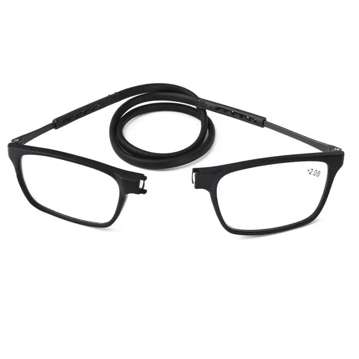 Lunettes de lecture pliantes portables, lunettes presbytes, lunettes de cou, résine haute définition