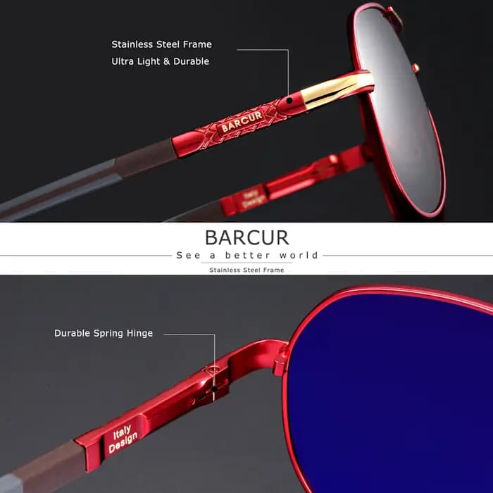 BARCUR lunettes de Vision nocturne originales marque de luxe lunettes de conduite de nuit