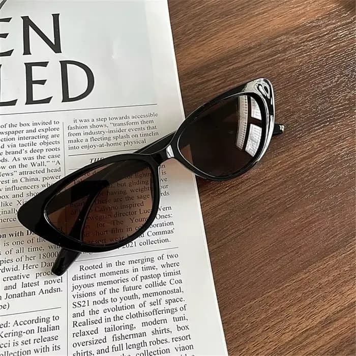 Lunettes de soleil en forme d'oeil de chat, protection solaire de plage, nuances de mode des années