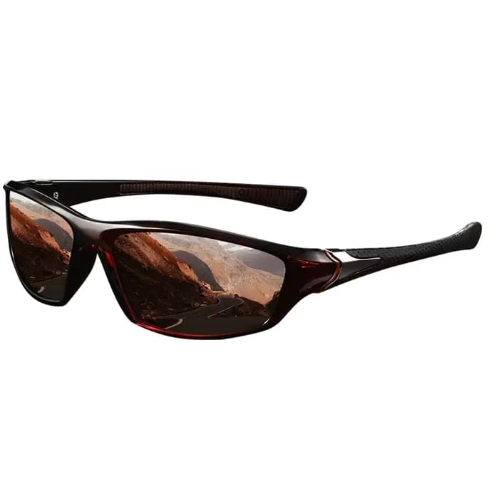 Lunettes de soleil de sport vintage avec chaîne pour hommes et femmes