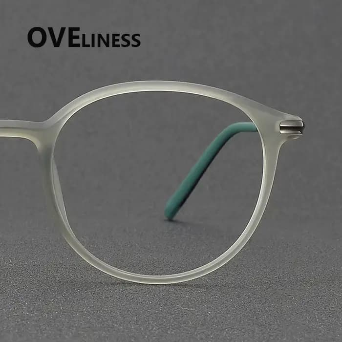 Monture de lunettes en acétate de titane pour hommes et femmes